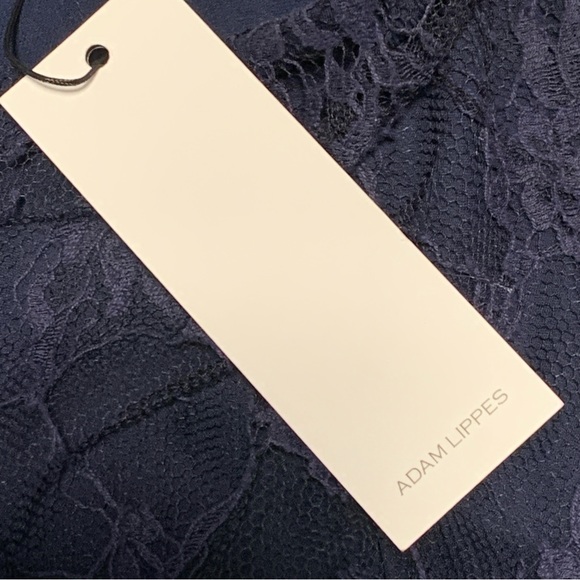 NWT Adam Lippes Blouse Blue Lace Size 12 - Picture 6 of 8